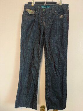 Street One corduroy pants with detail floral pockets